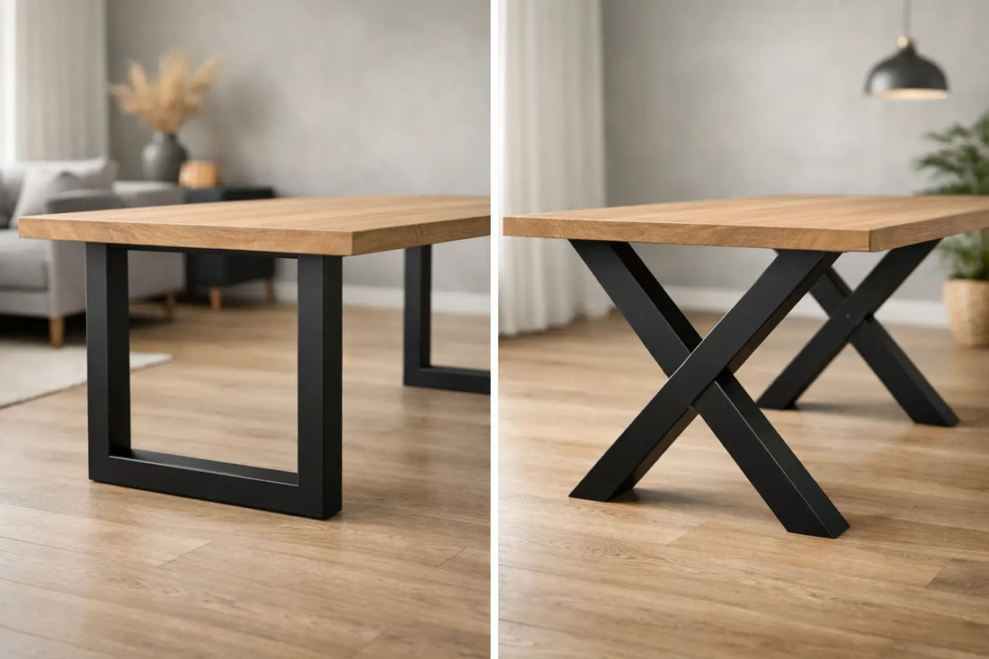 U-poot versus X-poot: welke past bij jouw tafel?