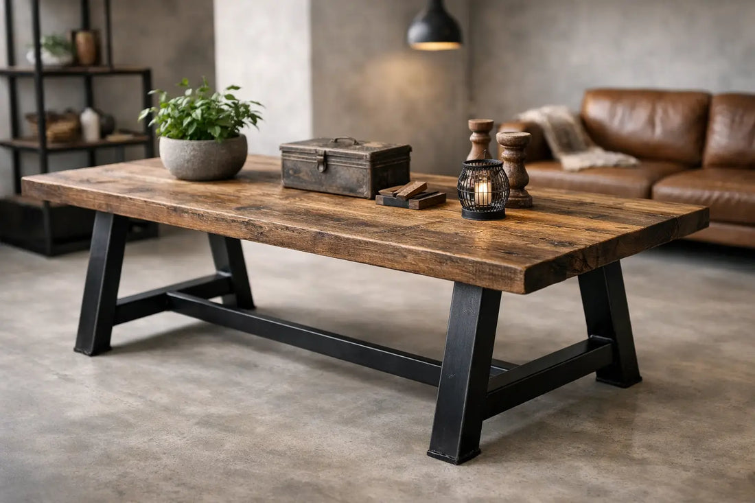 Oude tafel opknappen industrieel en stijlvol