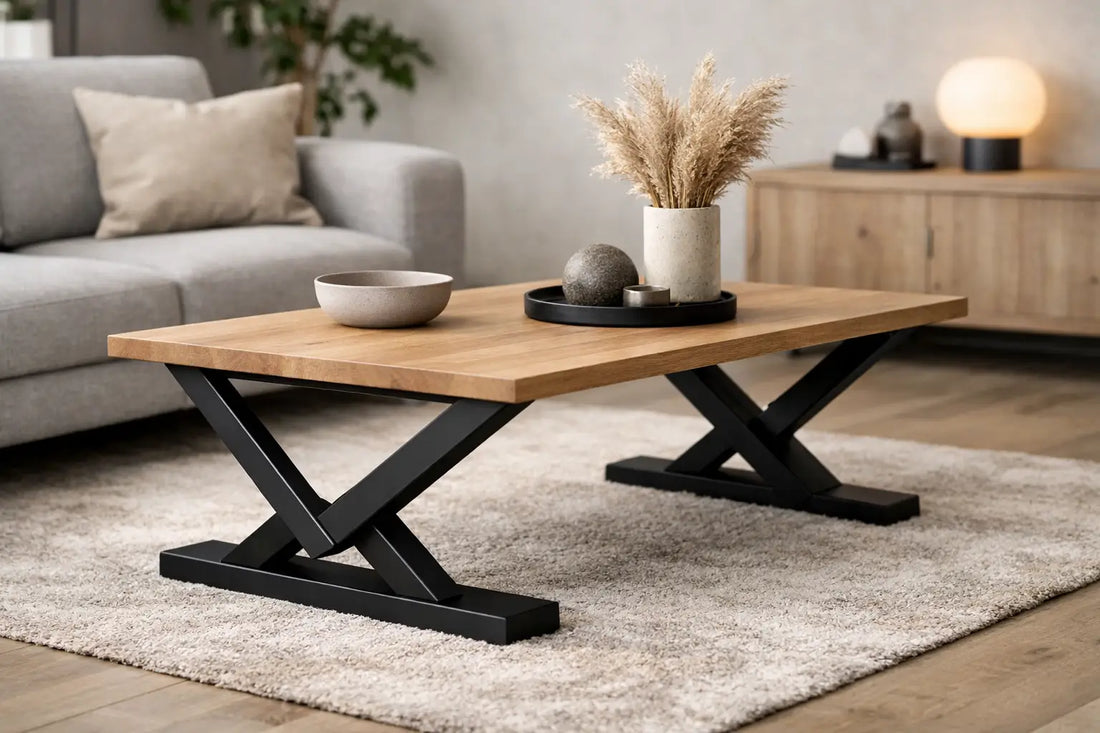 Salontafel onderstel zwart staal kiezen