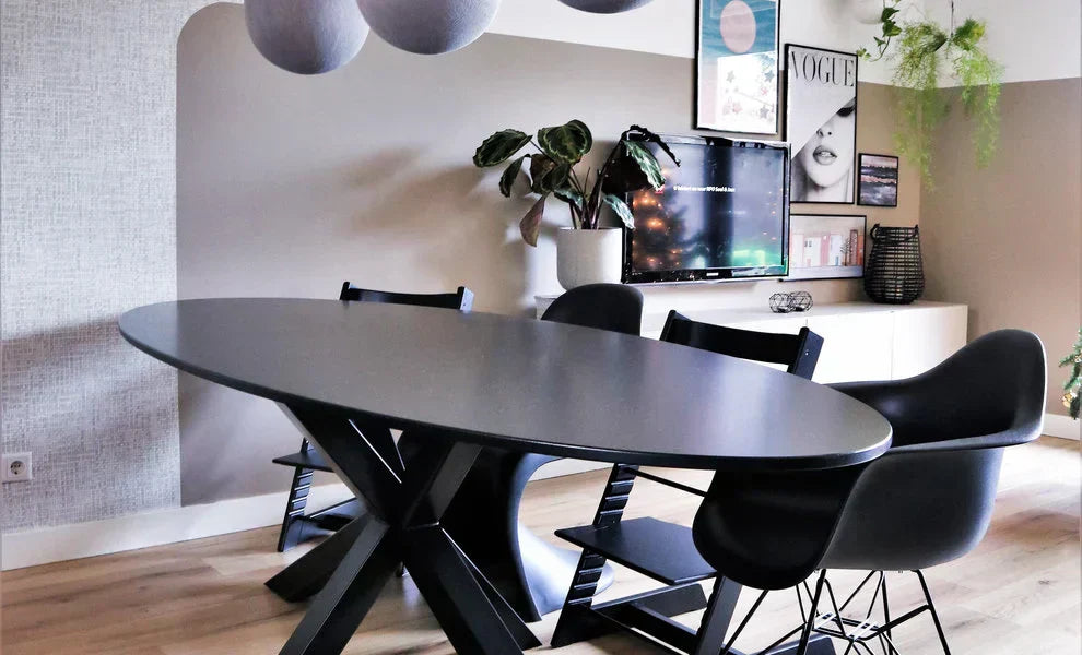 Tweedehands eettafel upcyclen met Nordstahl