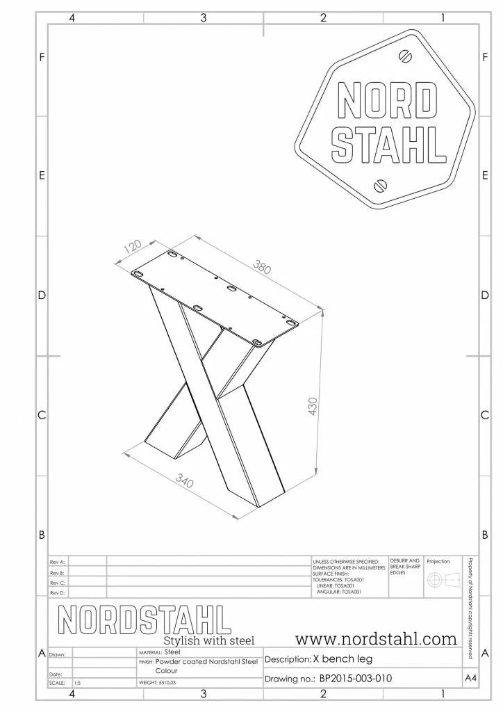 Nordstahl X benchleg