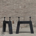 Nordstahl Bridge leg tafelpoten steel black