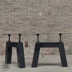 Nordstahl Bridge leg tafelpoten steel black