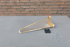 Nordstahl Hairpin meubelpoot goud met bevestigingsmateriaal