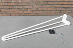 Nordstahl Hairpin tafelpoten wit met bevestigingsmateriaal