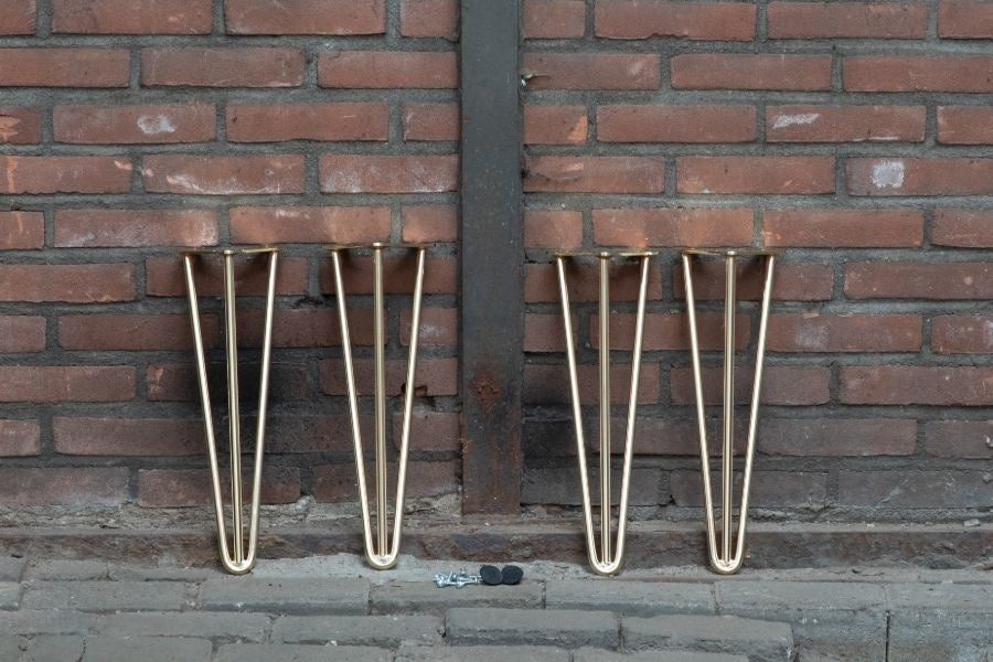 Hairpin bankpoten | Goud