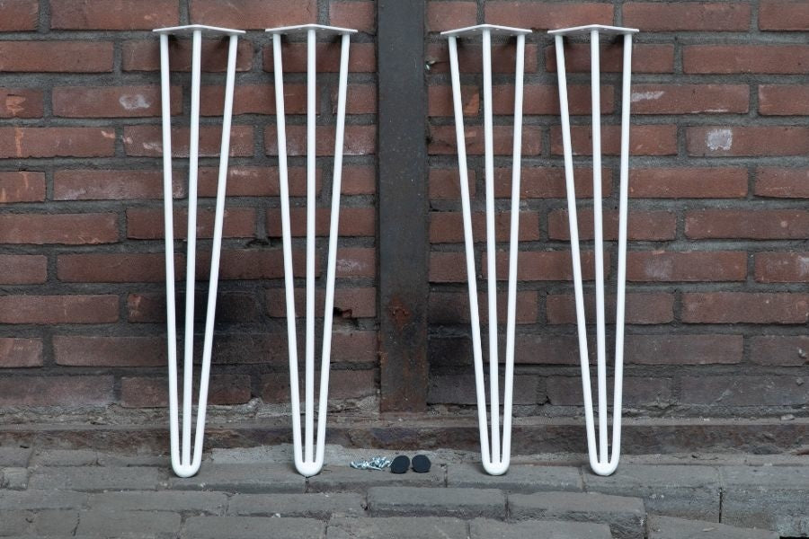 Hairpin tafelpoten | Wit