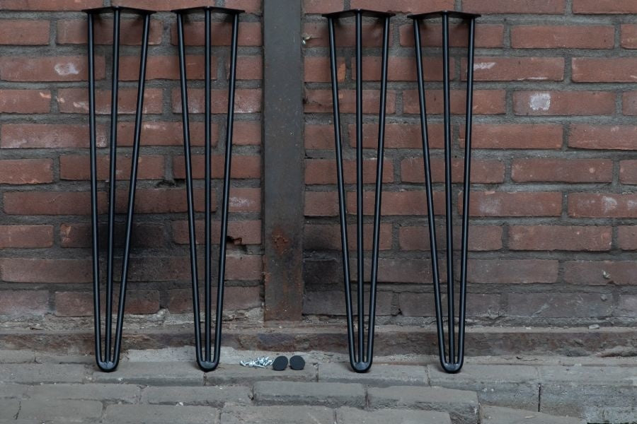 Hairpin tafelpoten | Zwart