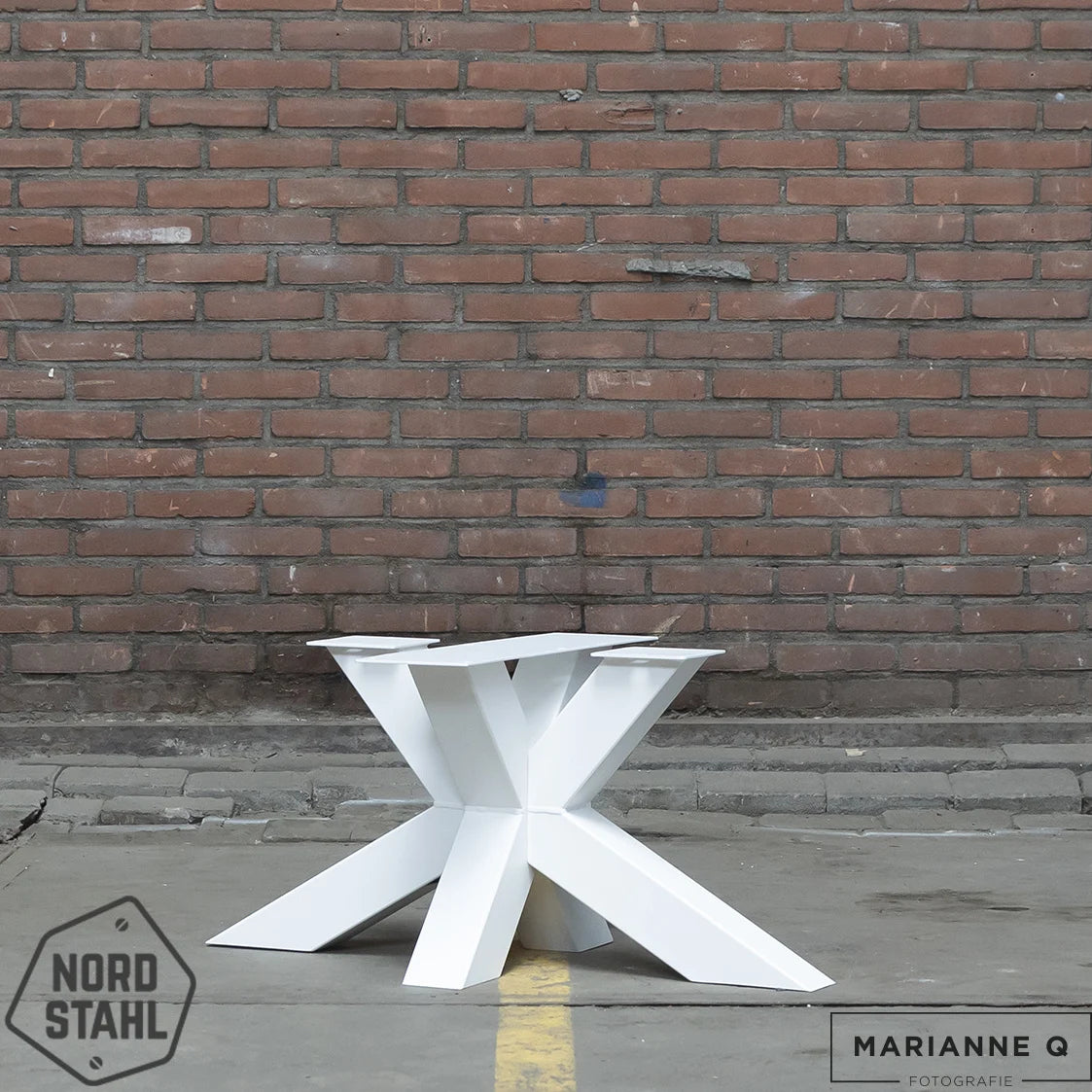 Nordstahl Matrix coffee leg tafelpoten pure white