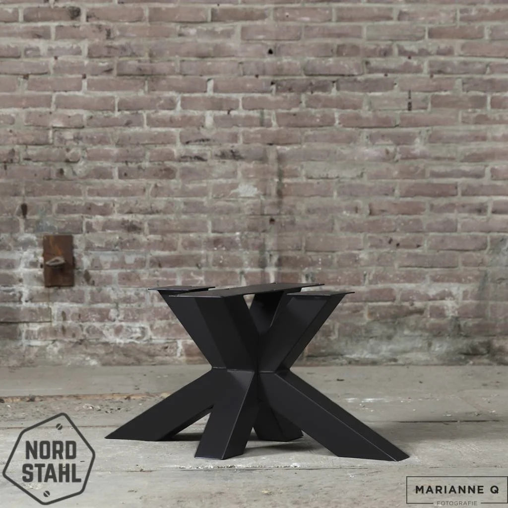 Nordstahl Matrix coffee leg tafelpoten steel black