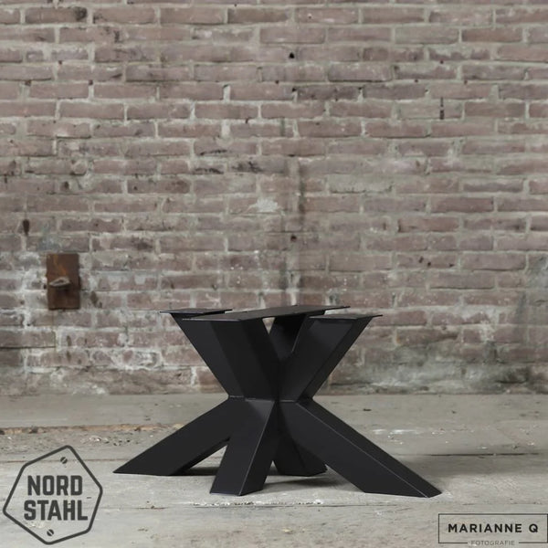 Nordstahl Matrix coffee leg tafelpoten steel black