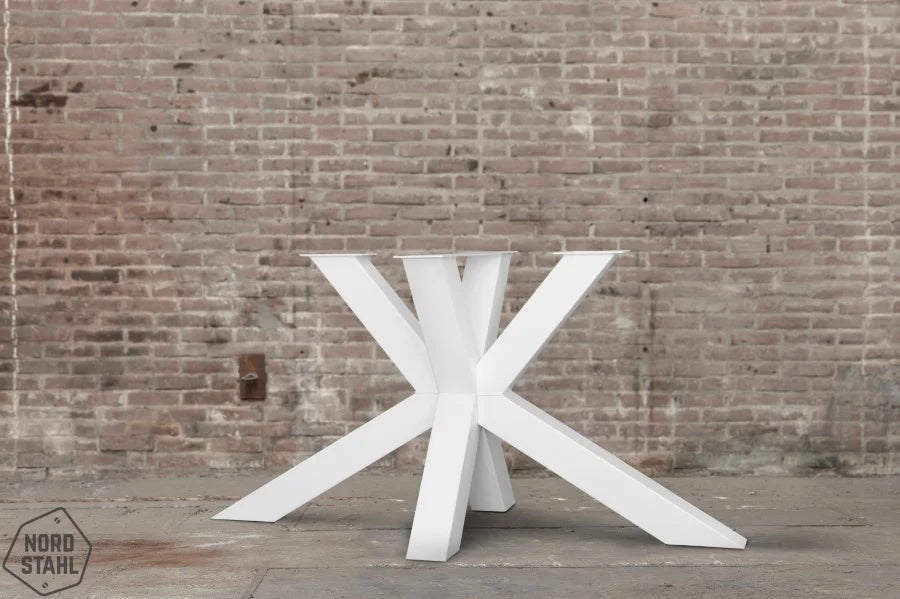 Nordstahl Matrix leg heavy tafelpoten pure white