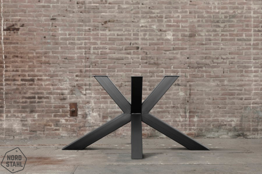 Nordstahl Matrix leg heavy tafelpoten steel black