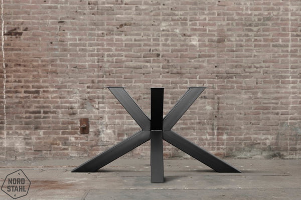 Nordstahl Matrix leg heavy tafelpoten steel black
