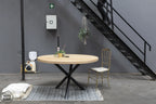 Nordstahl Mikado leg tafelpoten in modern interieur