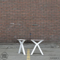 Nordstahl Scissor benchleg pure white