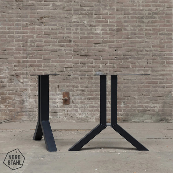Nordstahl Split leg tafelpoten steel black
