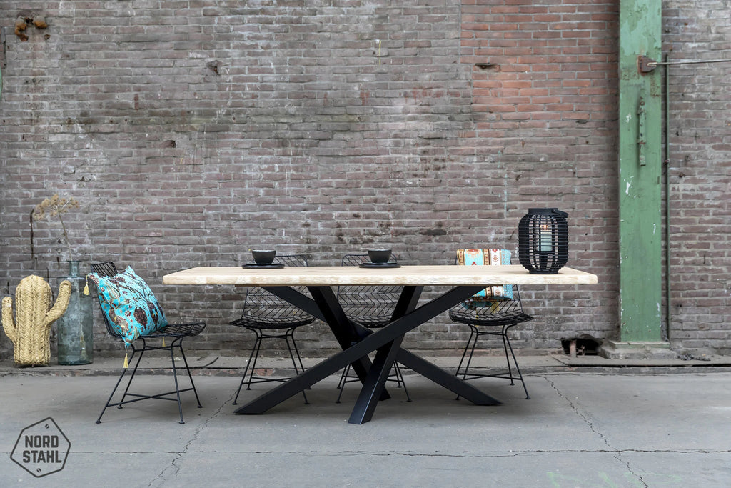 Nordstahl Twist leg tafelpoten in modern interieur