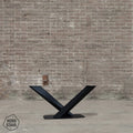Nordstahl Twisted V coffee leg tafelpoten steel black