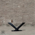 Nordstahl Twisted V coffee leg tafelpoten steel black