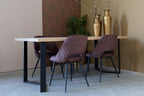Nordstahl U leg sharp onder tafel in modern interior