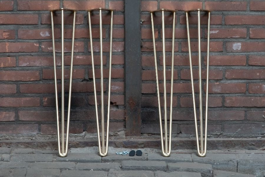 Hairpin tafelpoten  Goud